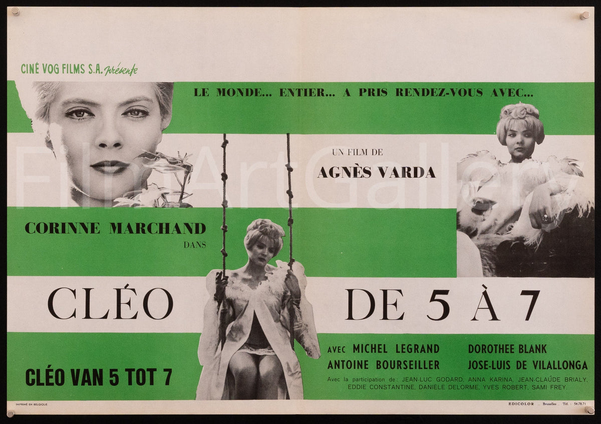 Cleo From Five to Seven (Cleo de 5 a 7) Original Vintage Movie Poster