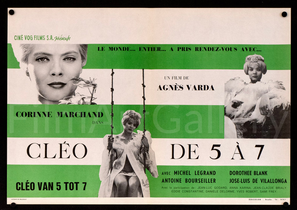 Cleo From Five to Seven (Cleo de 5 a 7) Original Vintage Movie Poster