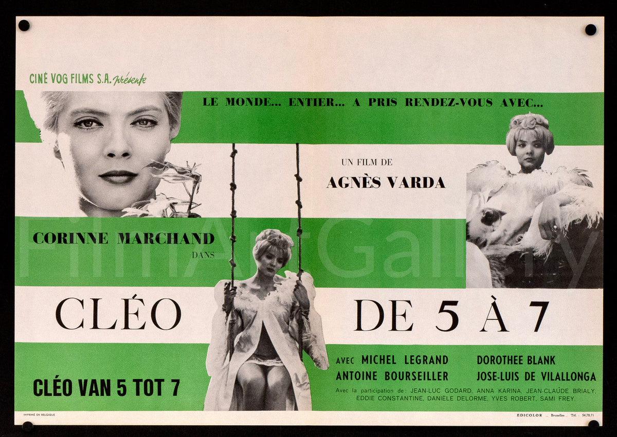 Cleo From Five to Seven (Cleo de 5 a 7) Original Vintage Movie Poster