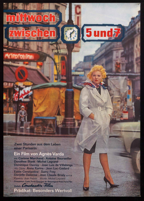 Cleo From Five to Seven (Cleo de 5 a 7) Original Vintage Movie Poster