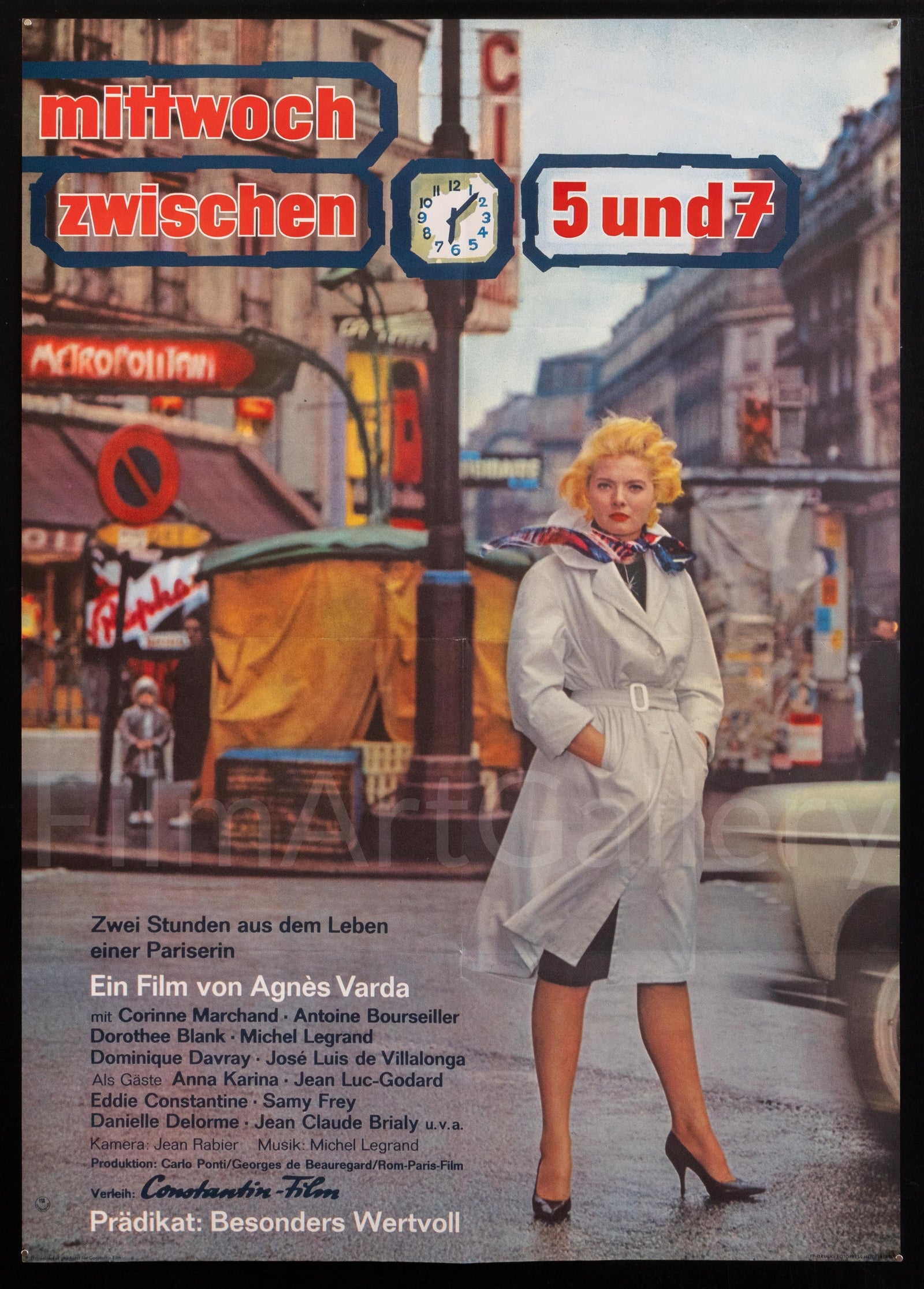 Cleo From Five to Seven (Cleo de 5 a 7) Original Vintage Movie Poster