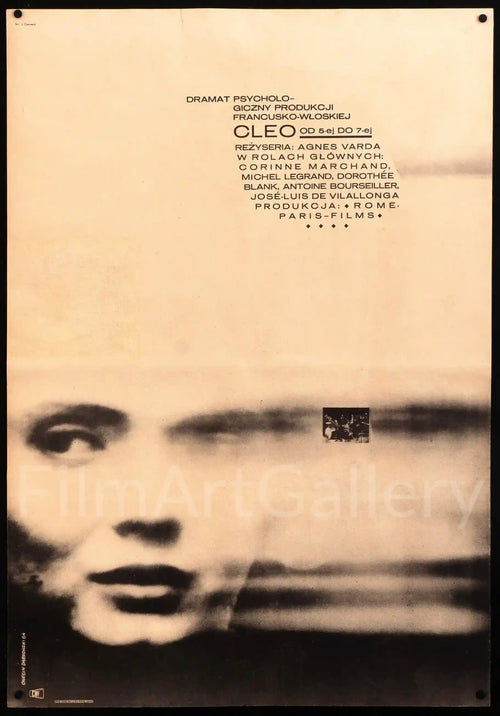 Cleo From Five to Seven (Cleo de 5 a 7) Original Vintage Movie Poster