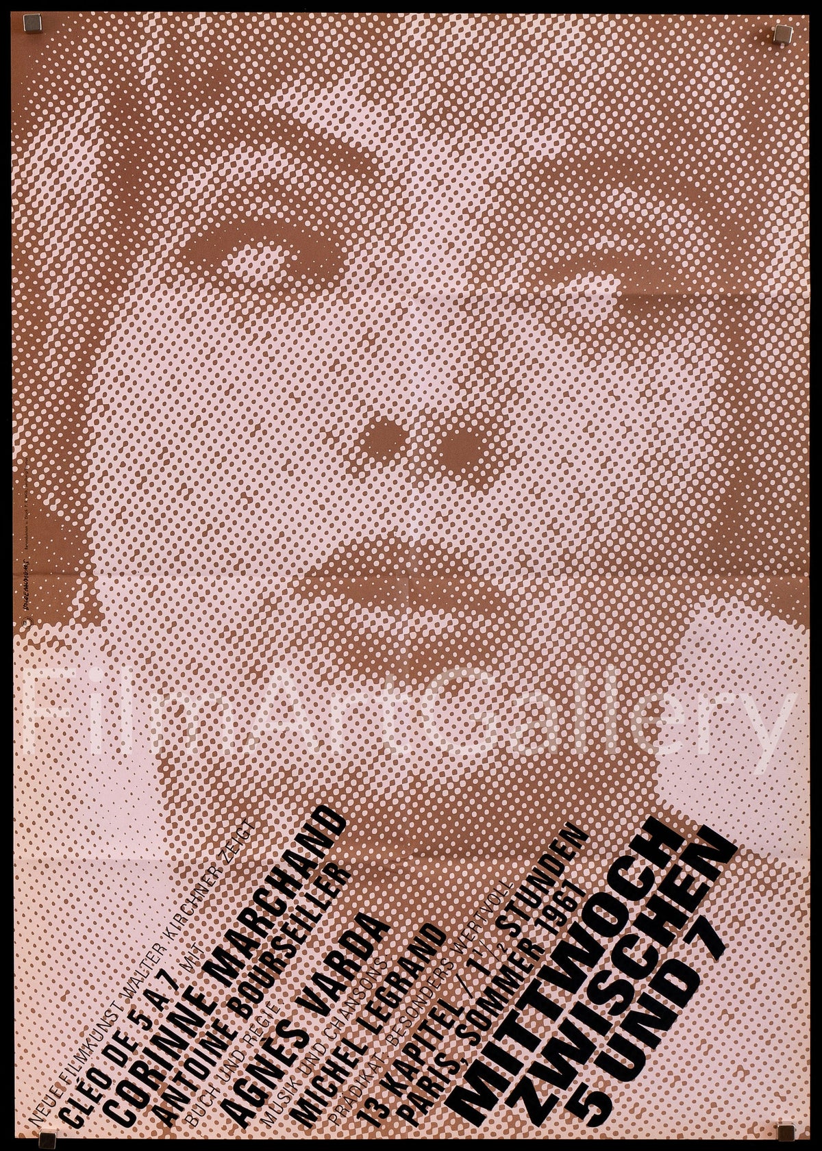 Cleo From Five to Seven (Cleo de 5 a 7) Original Vintage Movie Poster