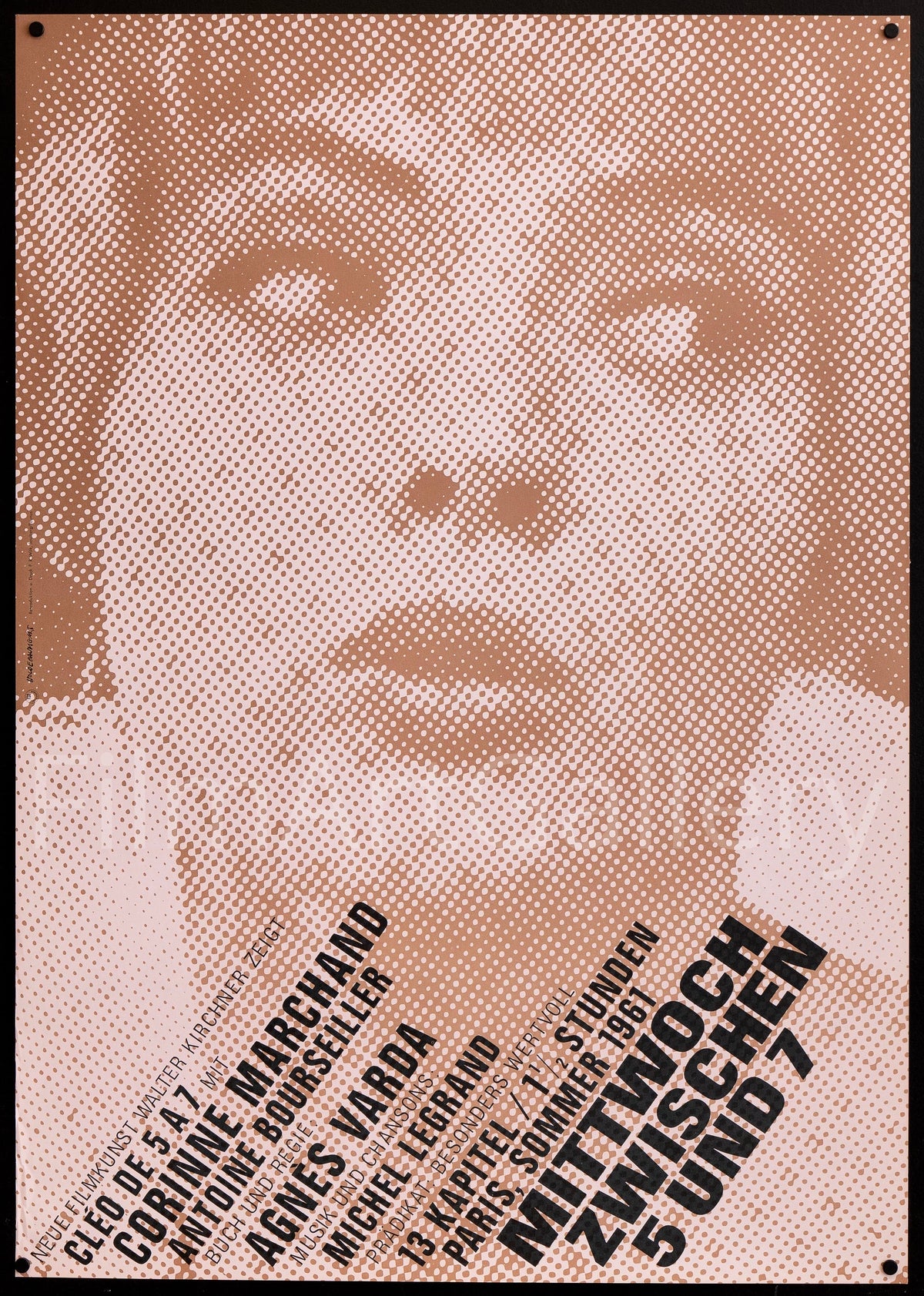 Cleo From Five to Seven (Cleo de 5 a 7) Original Vintage Movie Poster