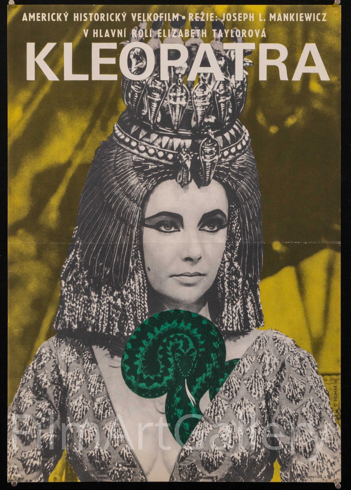 Cleopatra Czech mini (11x16) Original Vintage Movie Poster