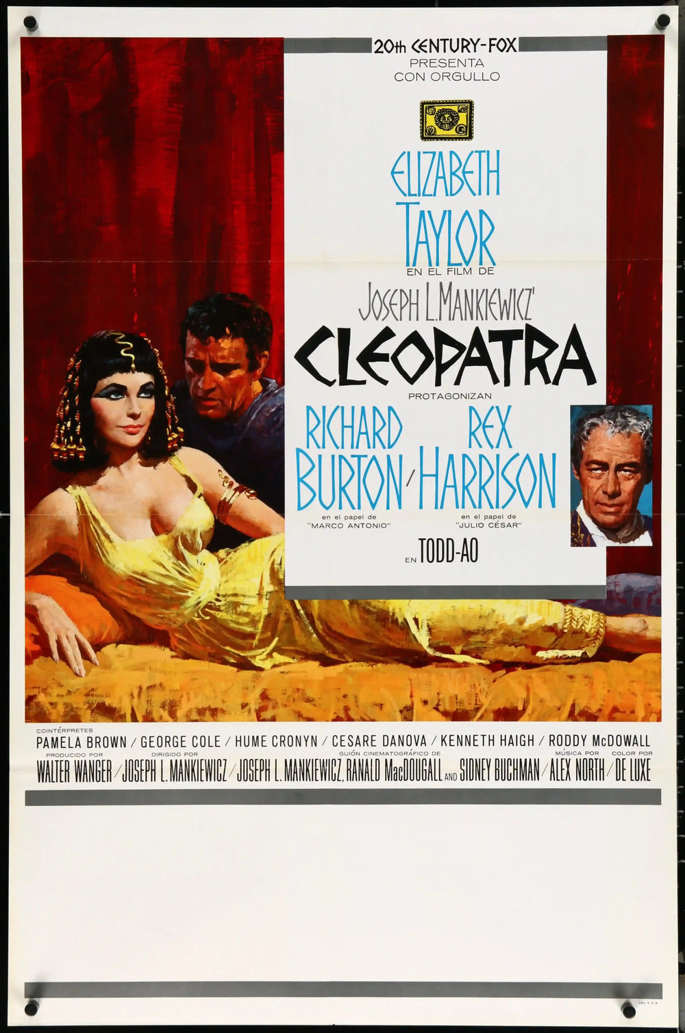Cleopatra Original Vintage Movie Poster