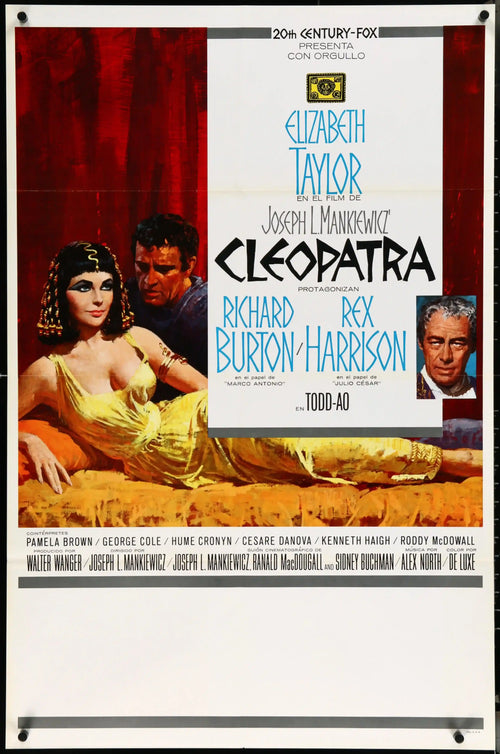 Cleopatra Original Vintage Movie Poster