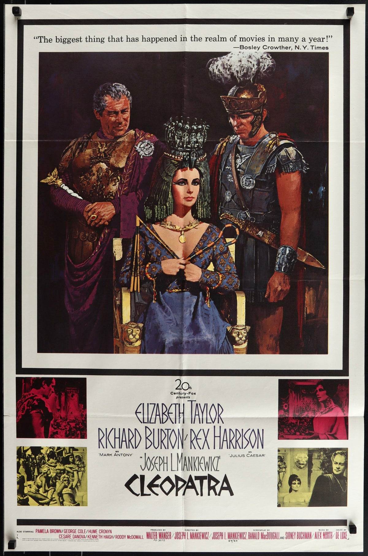 Cleopatra Original Vintage Movie Poster