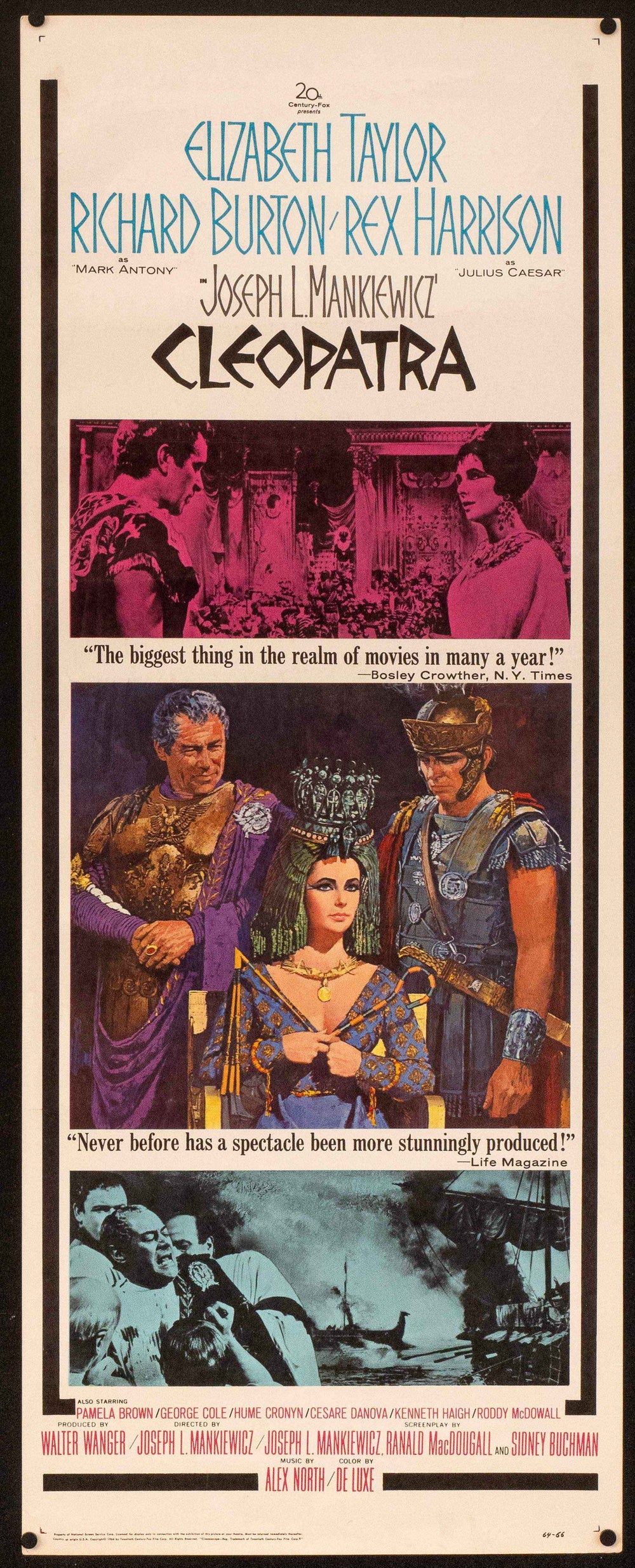 Cleopatra Original Vintage Movie Poster