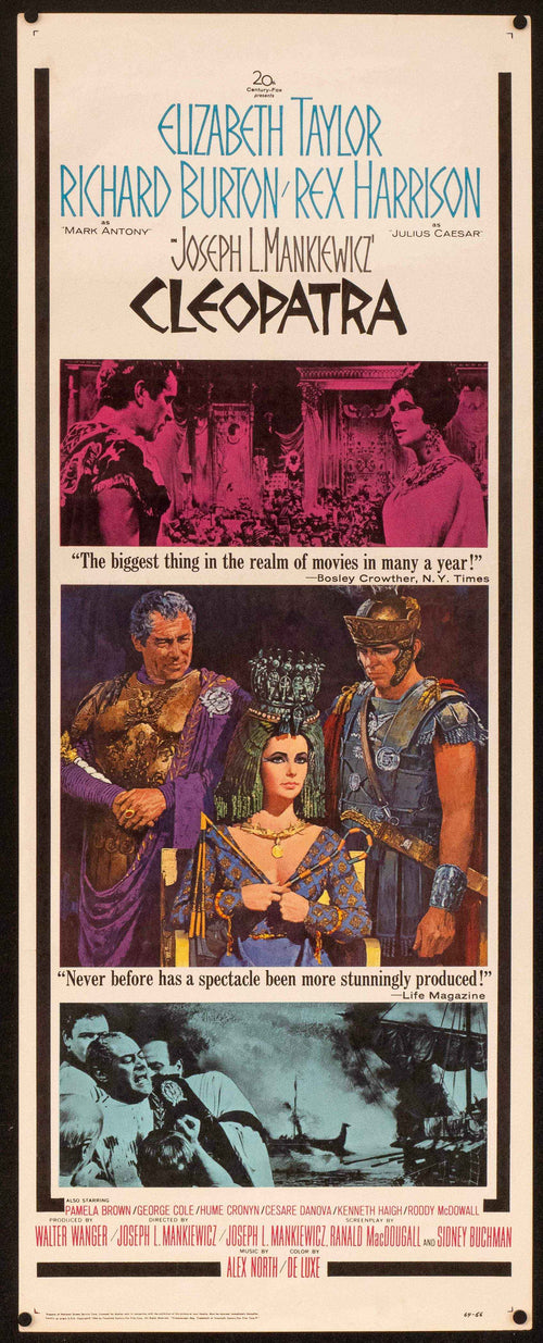 Cleopatra Original Vintage Movie Poster