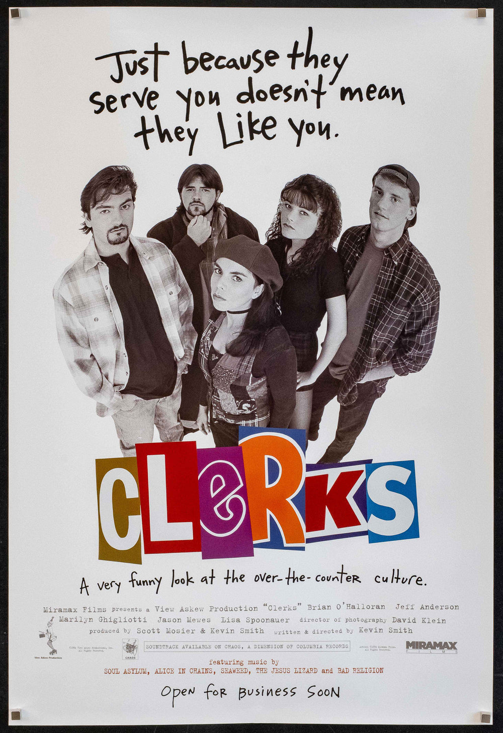 Clerks Original Vintage Movie Poster