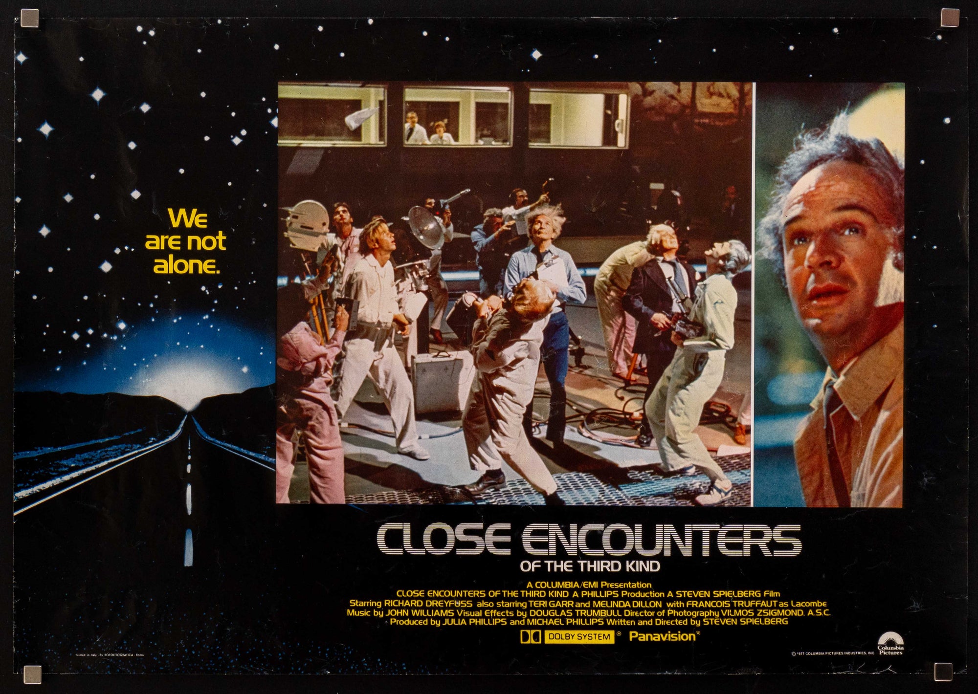 Close Encounters of the Third 3rd Kind Italian Photobusta (18x26) Original Vintage Movie Poster