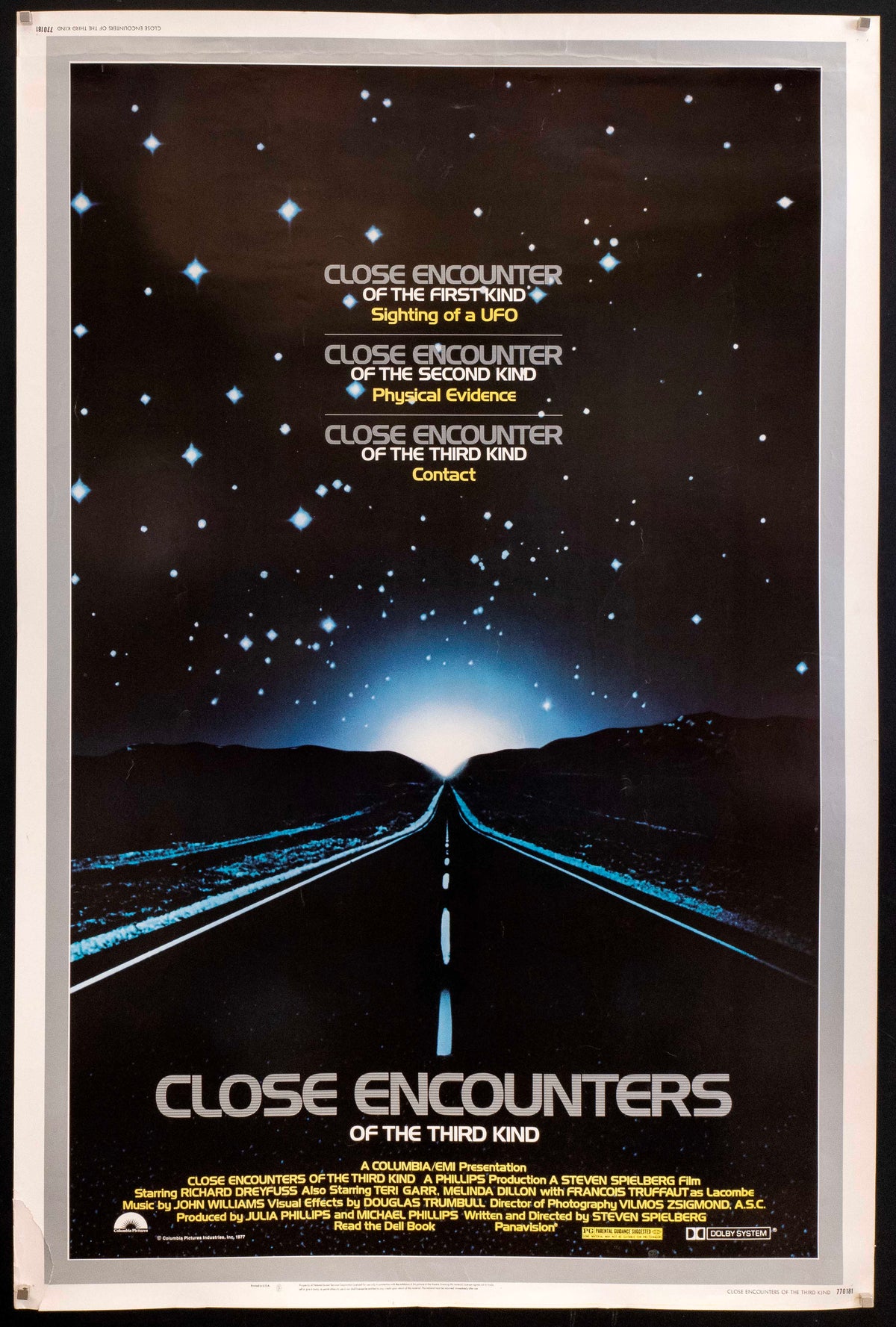 Close Encounters of the Third 3rd Kind Original Vintage Movie Poster