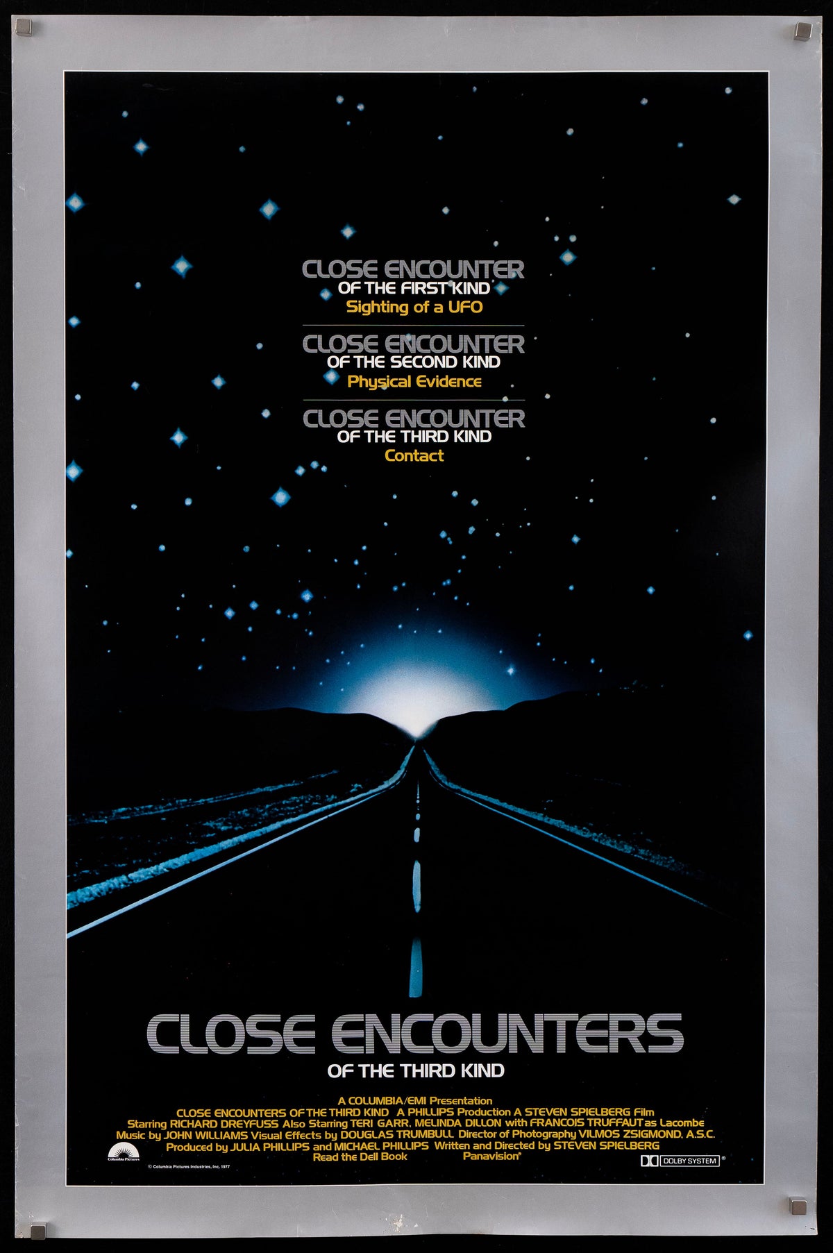 Close Encounters of the Third Kind Original Vintage Movie Poster