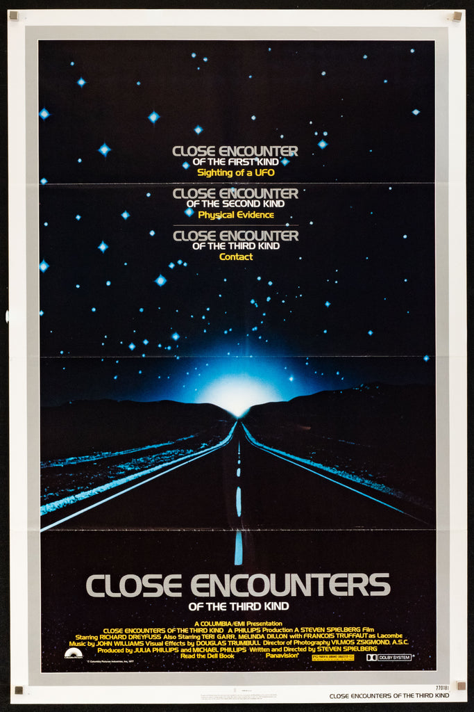 Close Encounters of the Third Kind Original Vintage Movie Poster