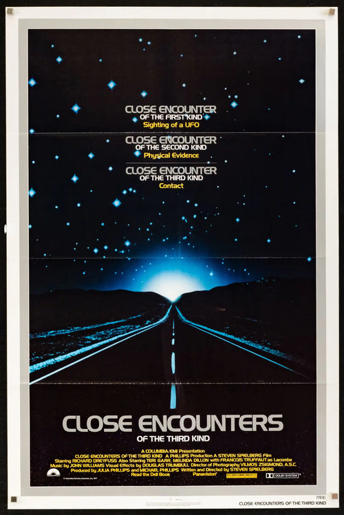 Close Encounters of the Third Kind Original Vintage Movie Poster