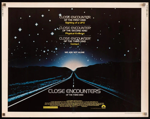Close Encounters of the Third Kind Original Vintage Movie Poster