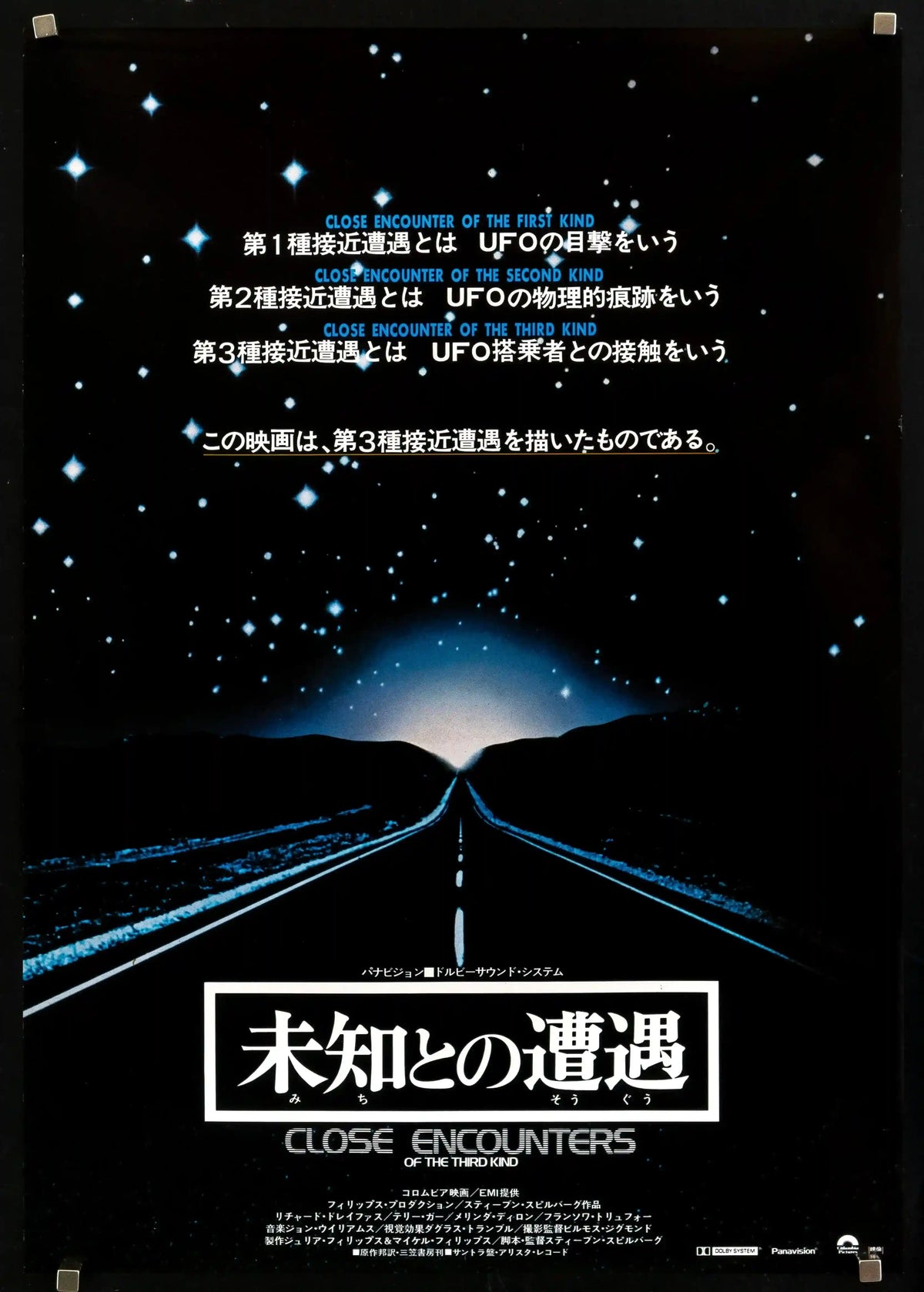 Close Encounters of the Third Kind Original Vintage Movie Poster