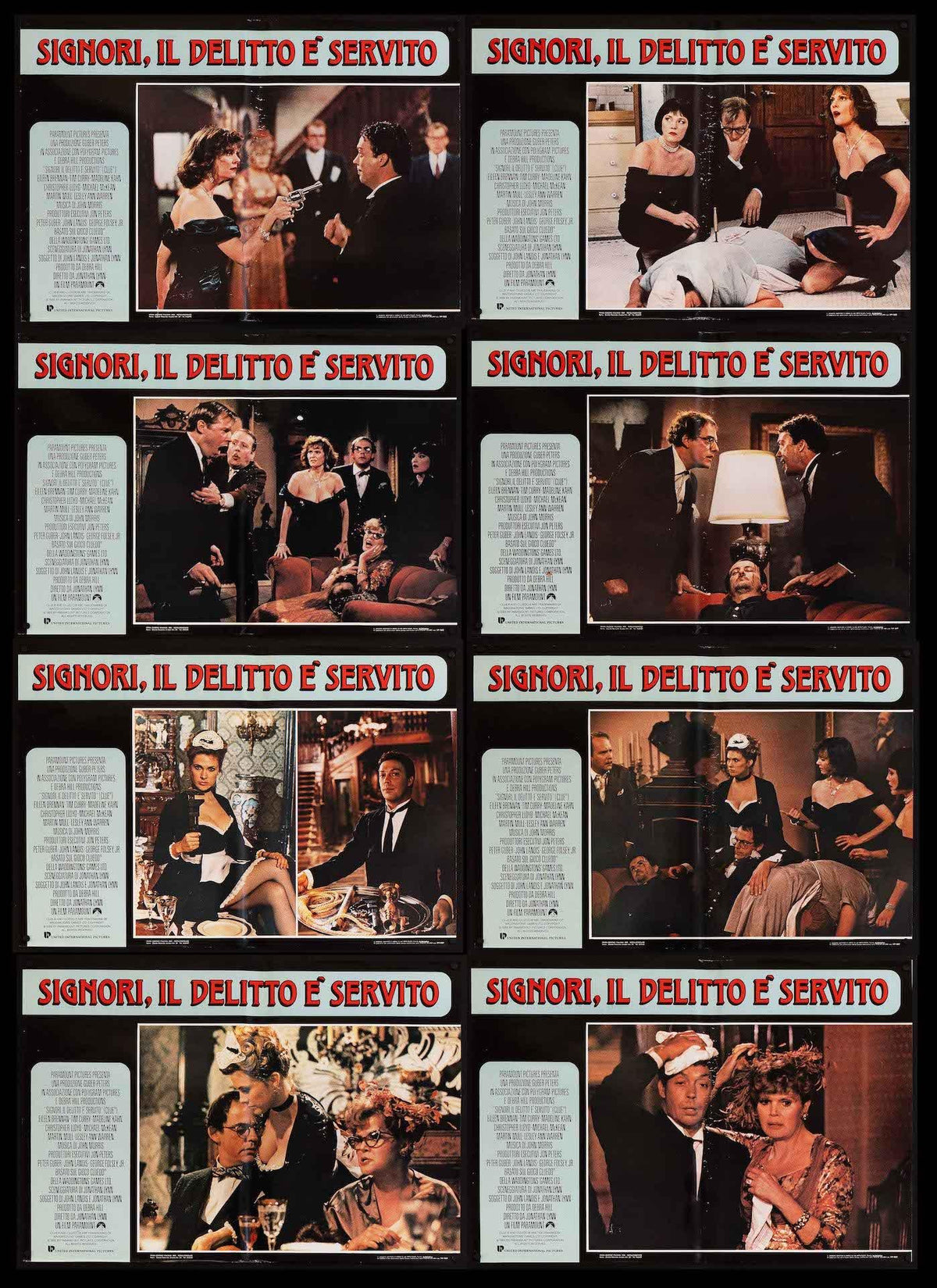 Clue Original Vintage Movie Poster