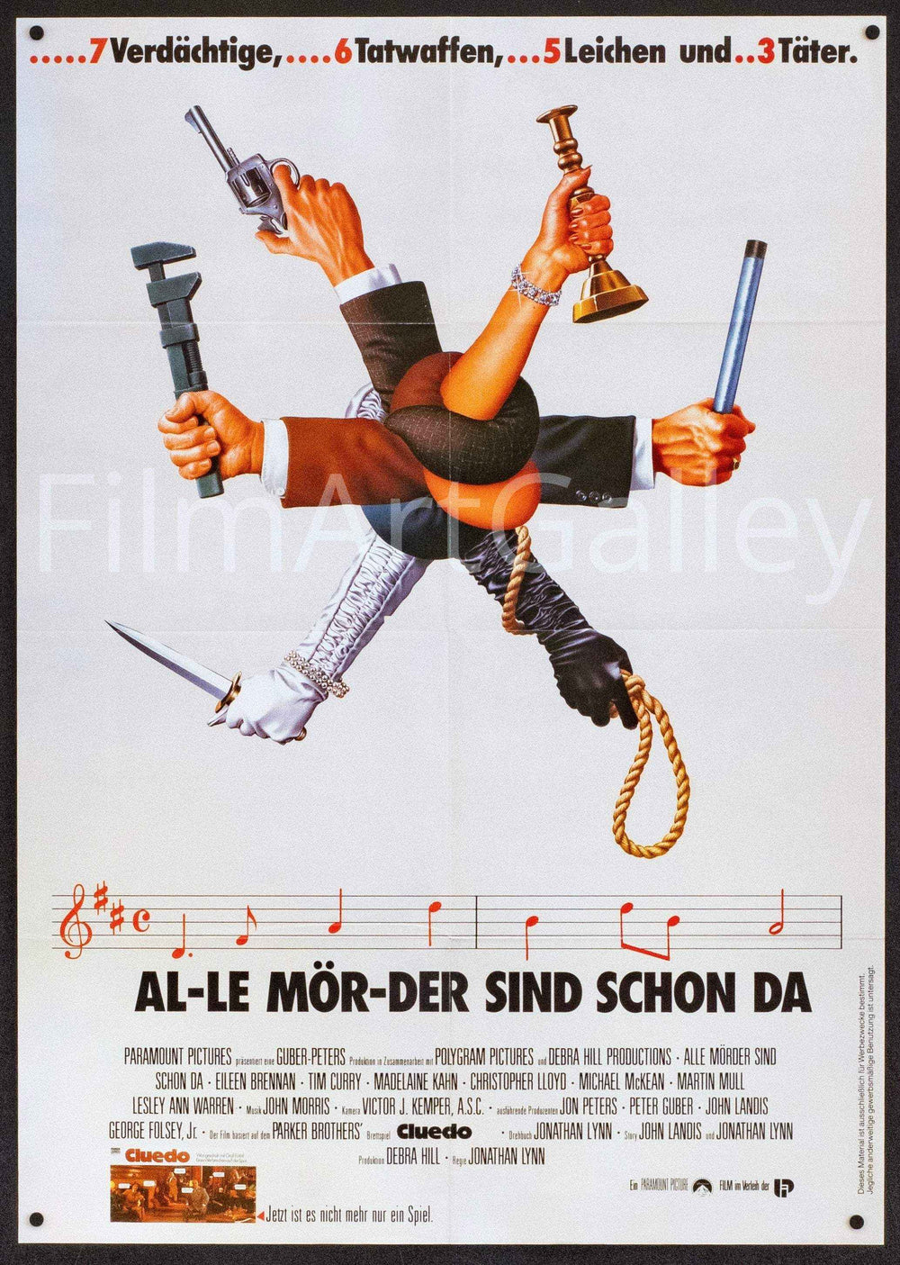 Clue Original Vintage Movie Poster