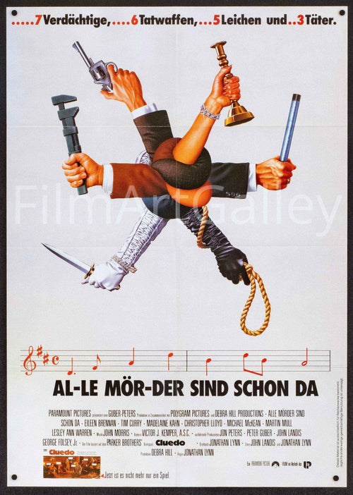 Clue Original Vintage Movie Poster