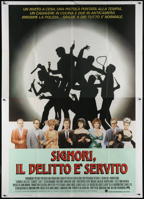 Clue Original Vintage Movie Poster