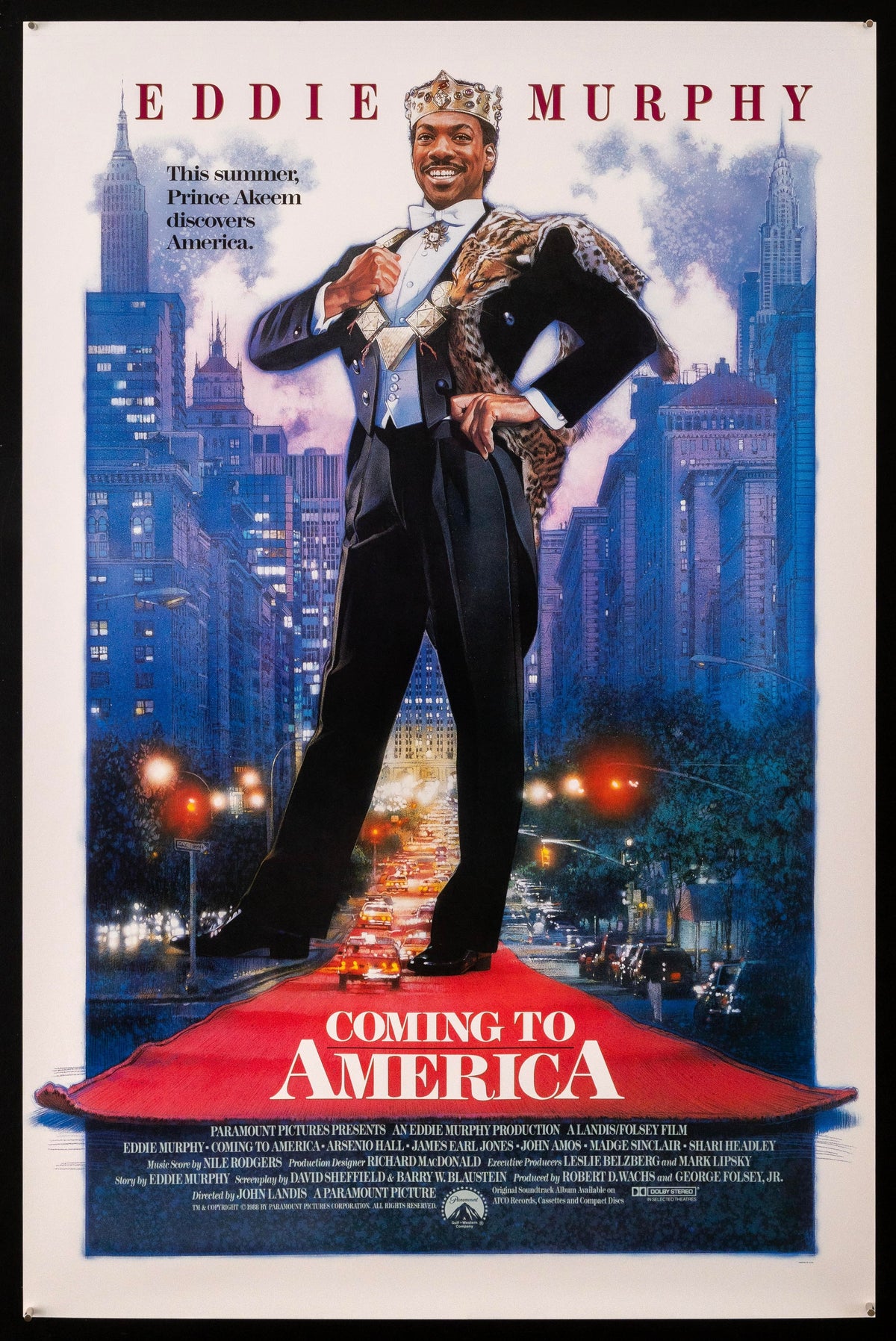 Coming to America Original Vintage Movie Poster