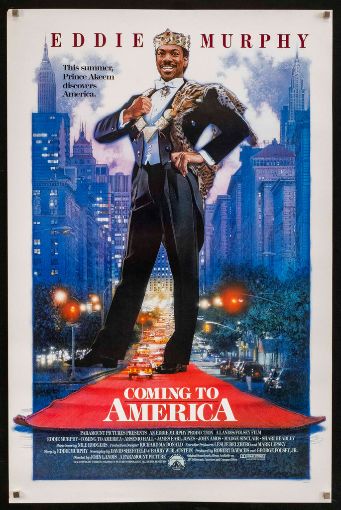 Coming to America Original Vintage Movie Poster