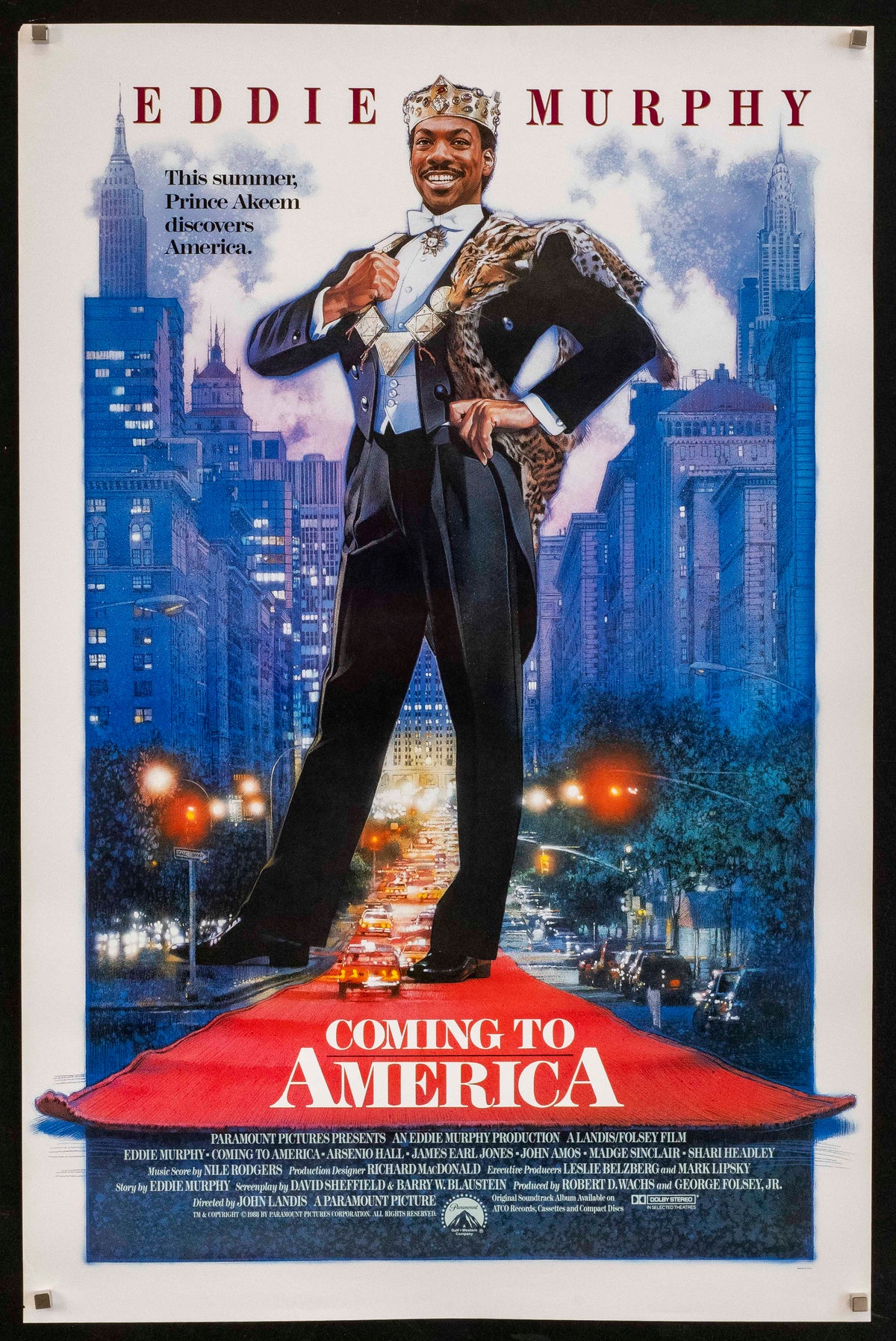 Coming to America Original Vintage Movie Poster