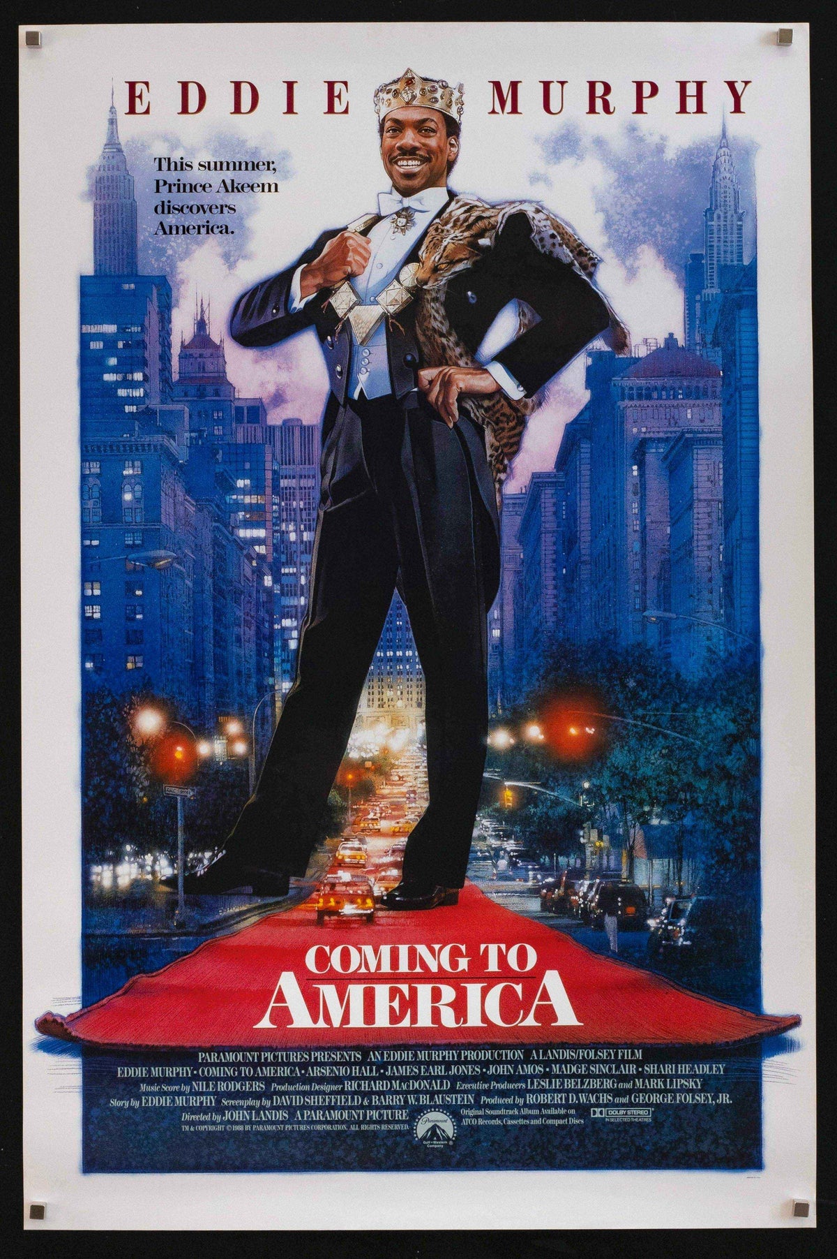 Coming to America Original Vintage Movie Poster