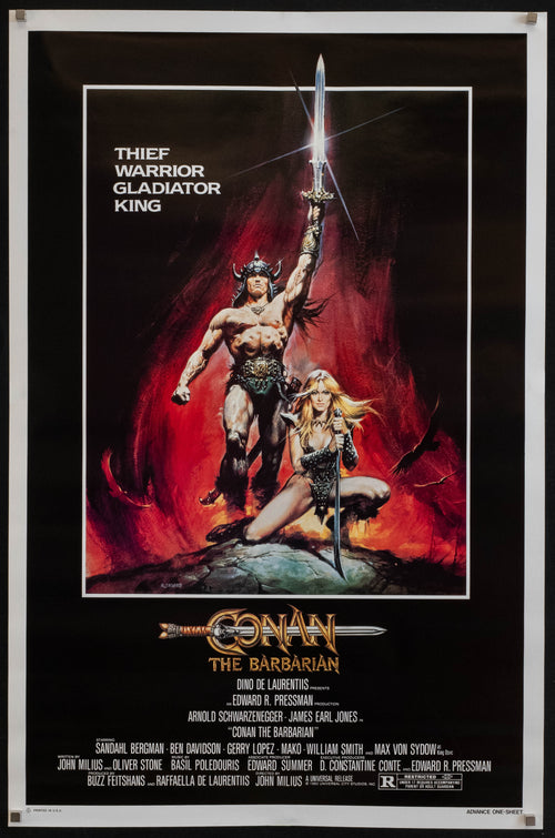 Conan the Barbarian Original Vintage Movie Poster
