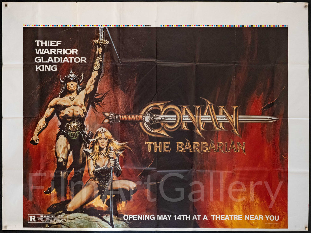 Conan the Barbarian Original Vintage Movie Poster