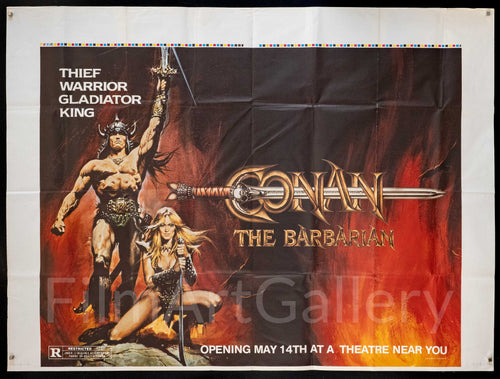 Conan the Barbarian Original Vintage Movie Poster