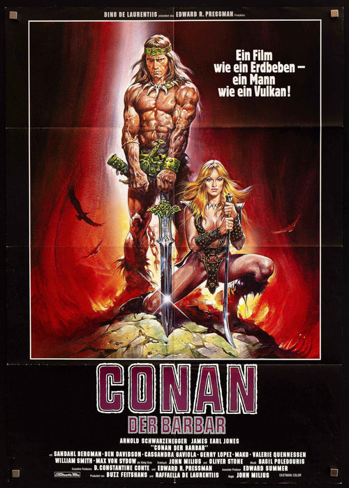 Conan the Barbarian Original Vintage Movie Poster