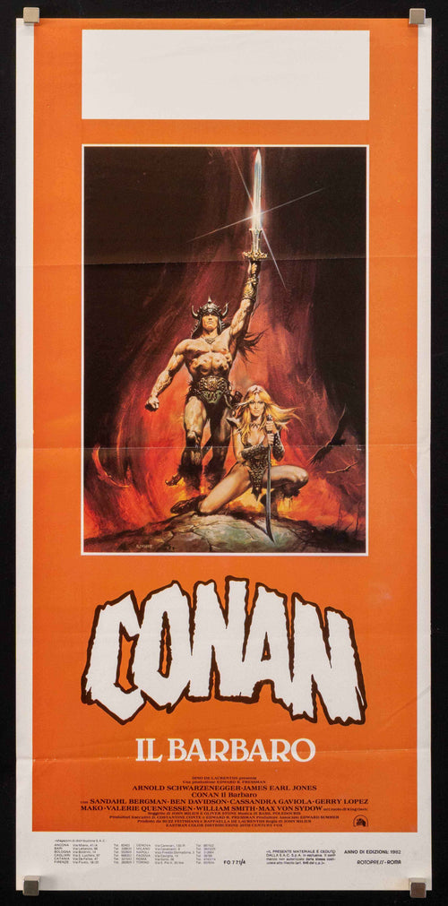 Conan the Barbarian Original Vintage Movie Poster