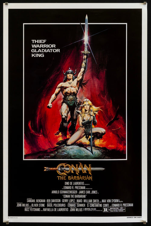 Conan the Barbarian Original Vintage Movie Poster