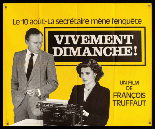 Confidentially Yours Original Vintage Movie Poster