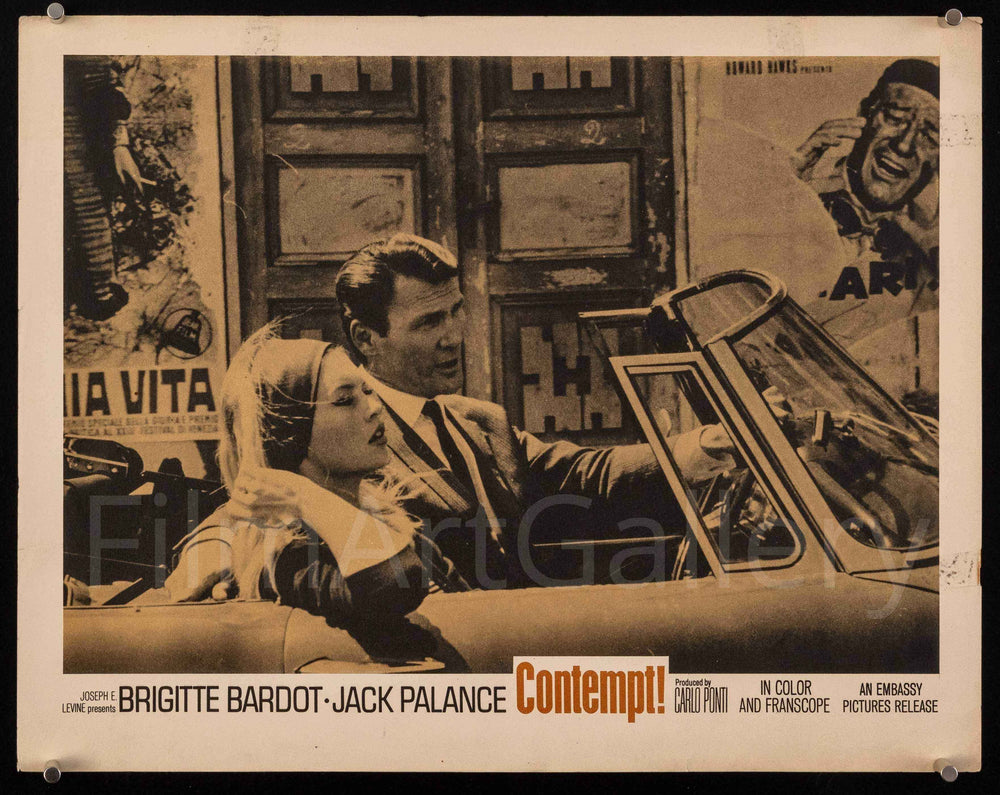 Contempt (Le Mepris) Original Vintage Movie Poster