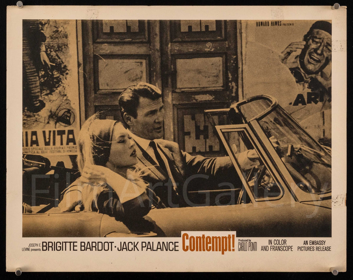 Contempt (Le Mepris) Original Vintage Movie Poster