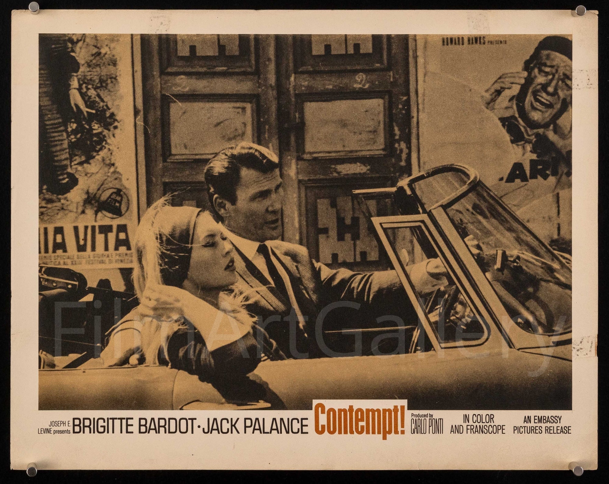 Contempt (Le Mepris) Original Vintage Movie Poster