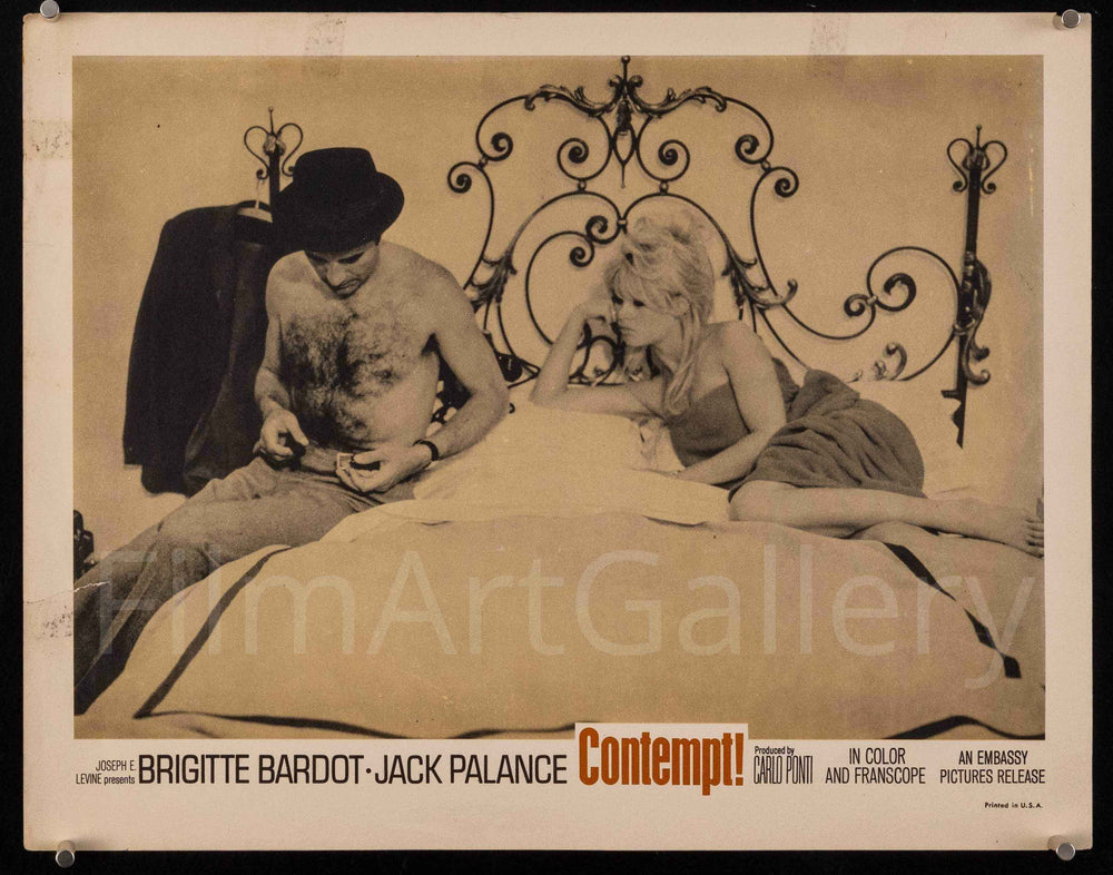 Contempt (Le Mepris) Original Vintage Movie Poster