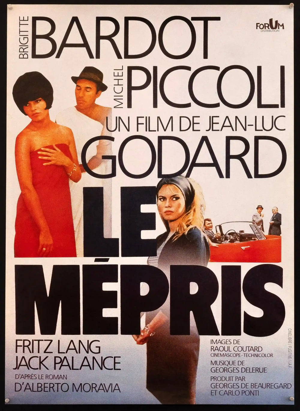 Contempt (Le Mepris) Original Vintage Movie Poster
