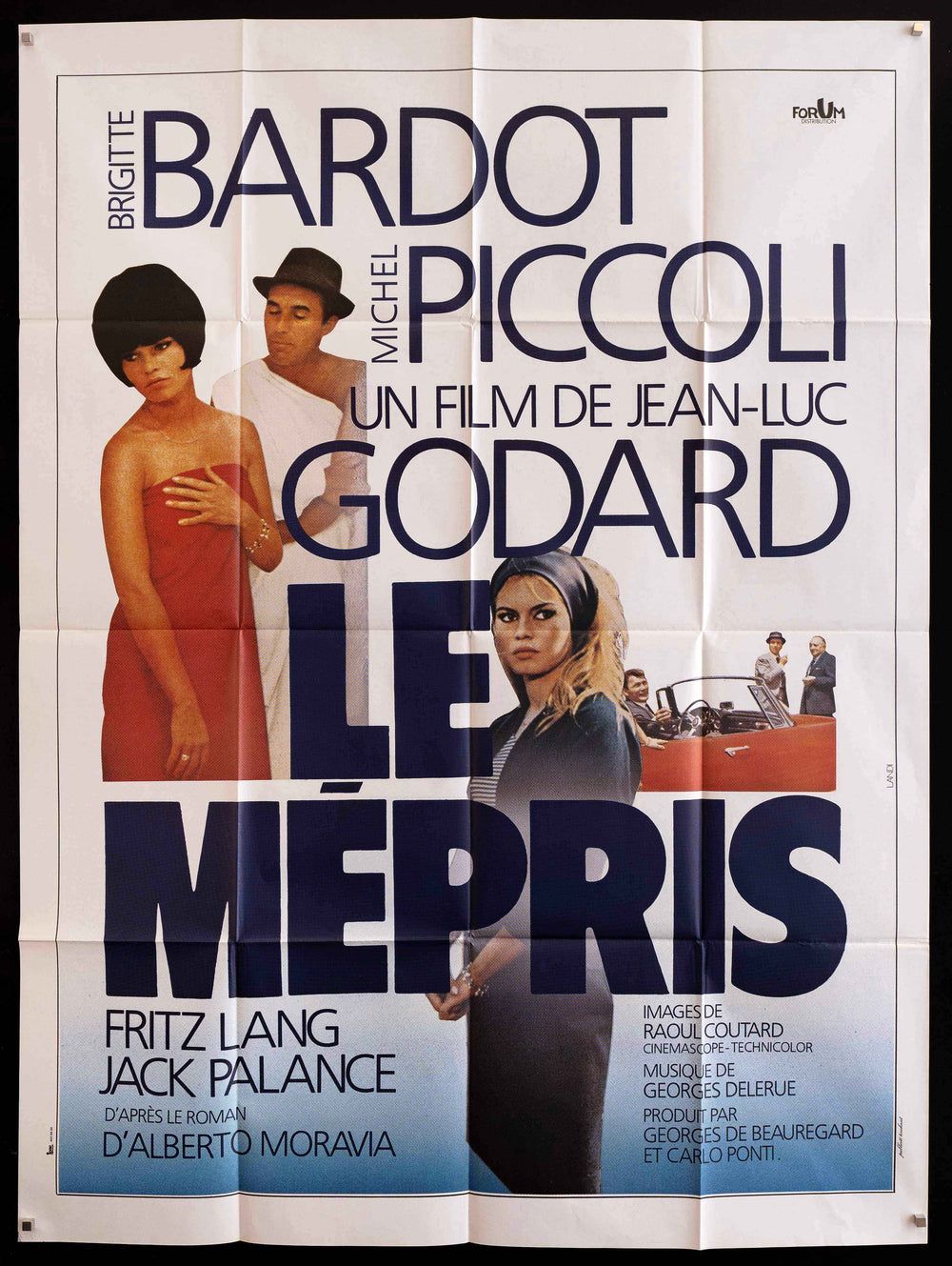 Contempt (Le Mepris) Original Vintage Movie Poster