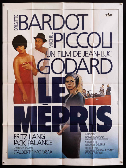 Contempt (Le Mepris) Original Vintage Movie Poster