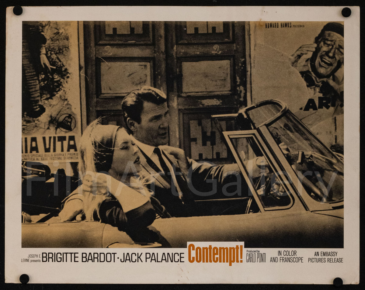 Contempt (Le Mepris) Original Vintage Movie Poster