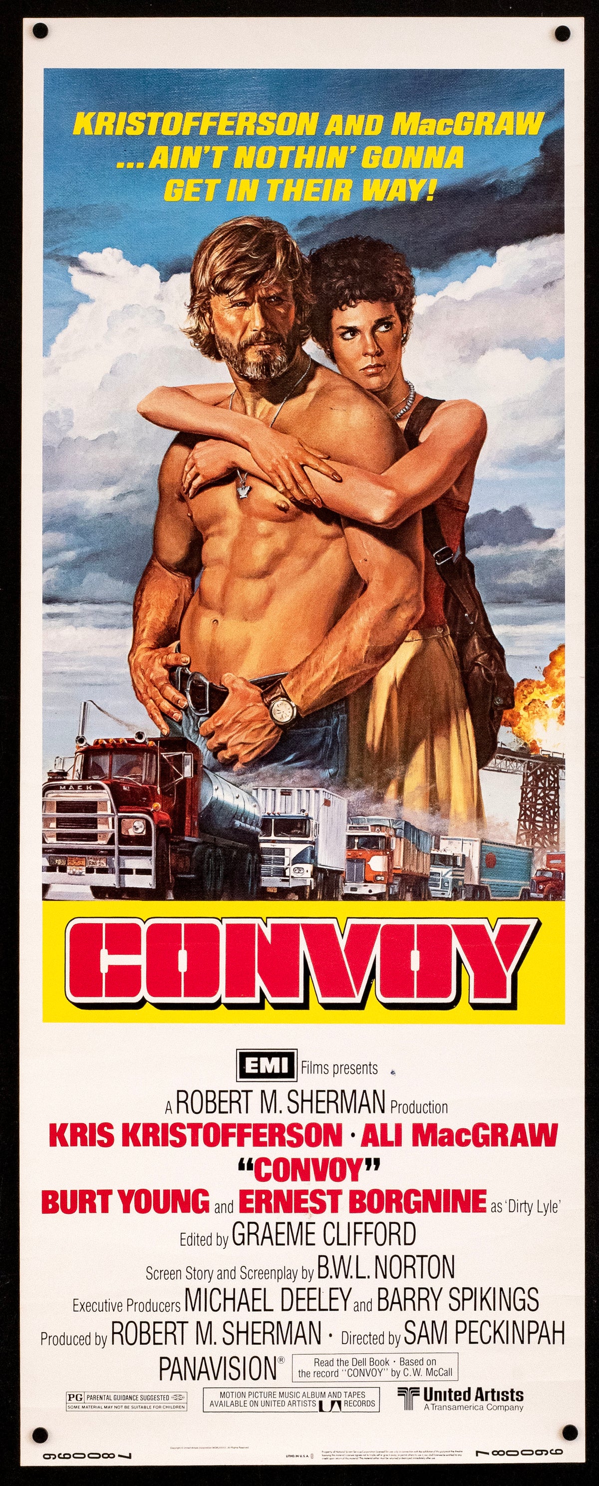 Convoy Original Vintage Movie Poster