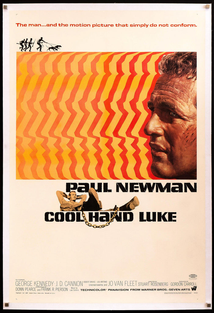Cool Hand Luke 1 Sheet (27x41) Original Vintage Movie Poster
