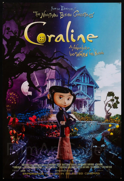 Coraline Original Vintage Movie Poster