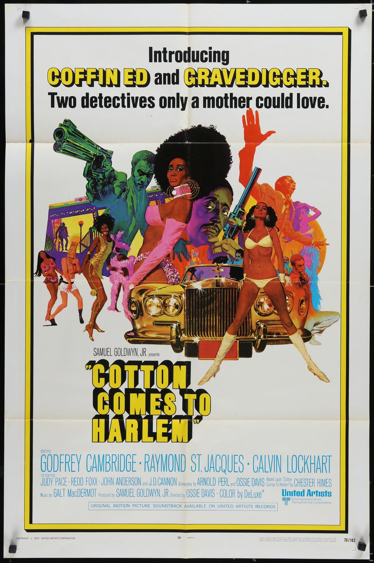 Cotton Comes to Harlem 1 Sheet (27x41) Original Vintage Movie Poster