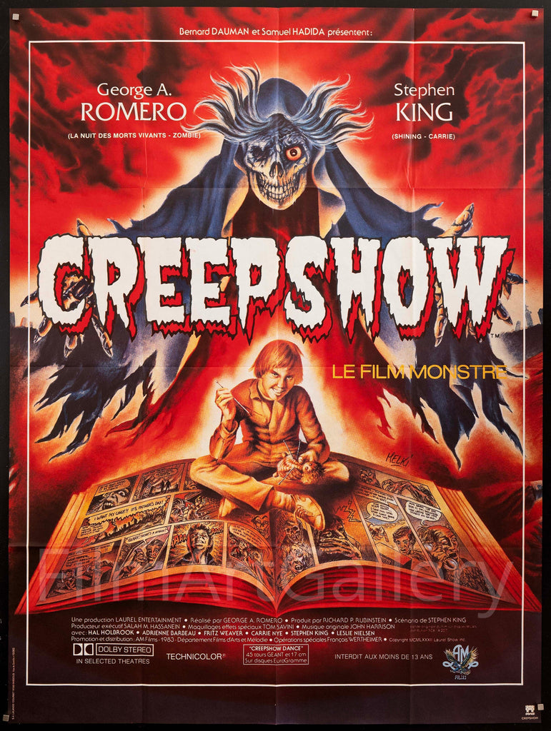 Creepshow French 1 Panel (47x63) Original Vintage Movie Poster